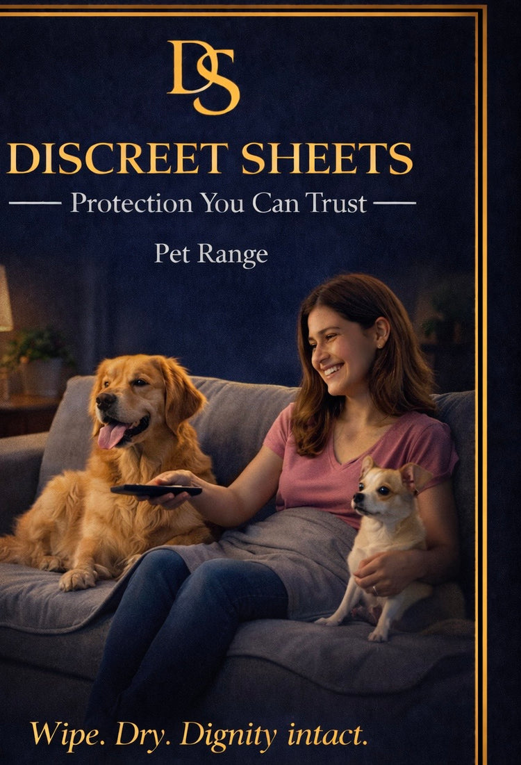 Discreet Sheets Pet Edition waterproof couch cover