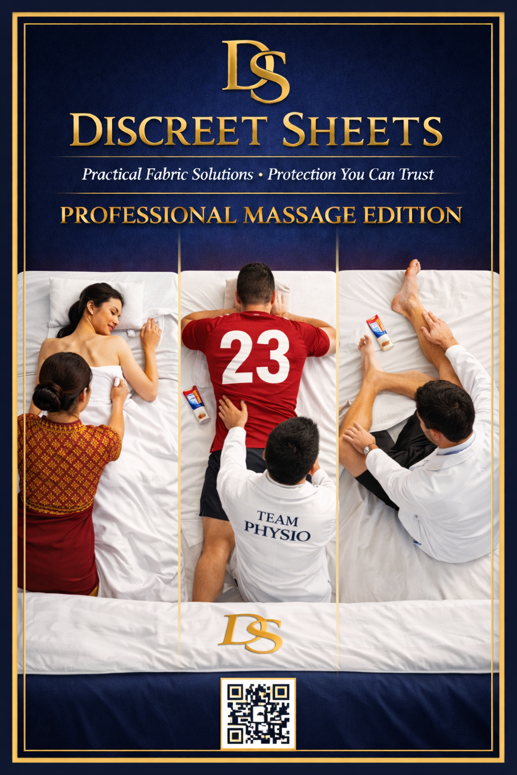 Discreet Sheets Professional Massage Edition poster