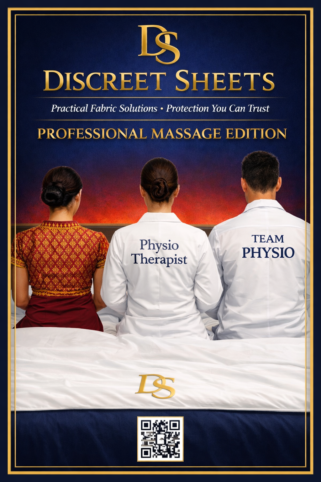 👉 No More Washing Between Clients — Wipe-Clean, Instant-Dry Massage Table Fitted Sheet